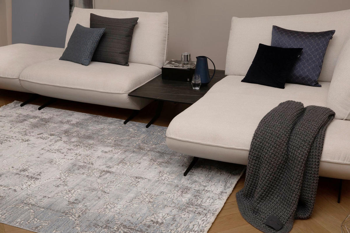 TKANA PREPROGA  Faded Cornflower     140/200 cm    tkano  srebrne barve  - srebrne barve, Design, tekstil (140/200cm) - Joop!