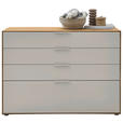 SIDEBOARD  121/88/45 cm 4 Schublade(n)  - Wildeiche/Perlmutt, Design, Holz/Holzwerkstoff (121/88/45cm) - Valnatura
