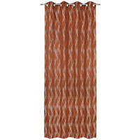 ÖSENSCHAL Narvik blickdicht 135/250 cm   - Terracotta, Design, Textil (135/250cm) - Ambiente