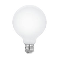 LED ŽIAROVKA E27 - opálová, Basics, plast (13,7cm) - Homeware