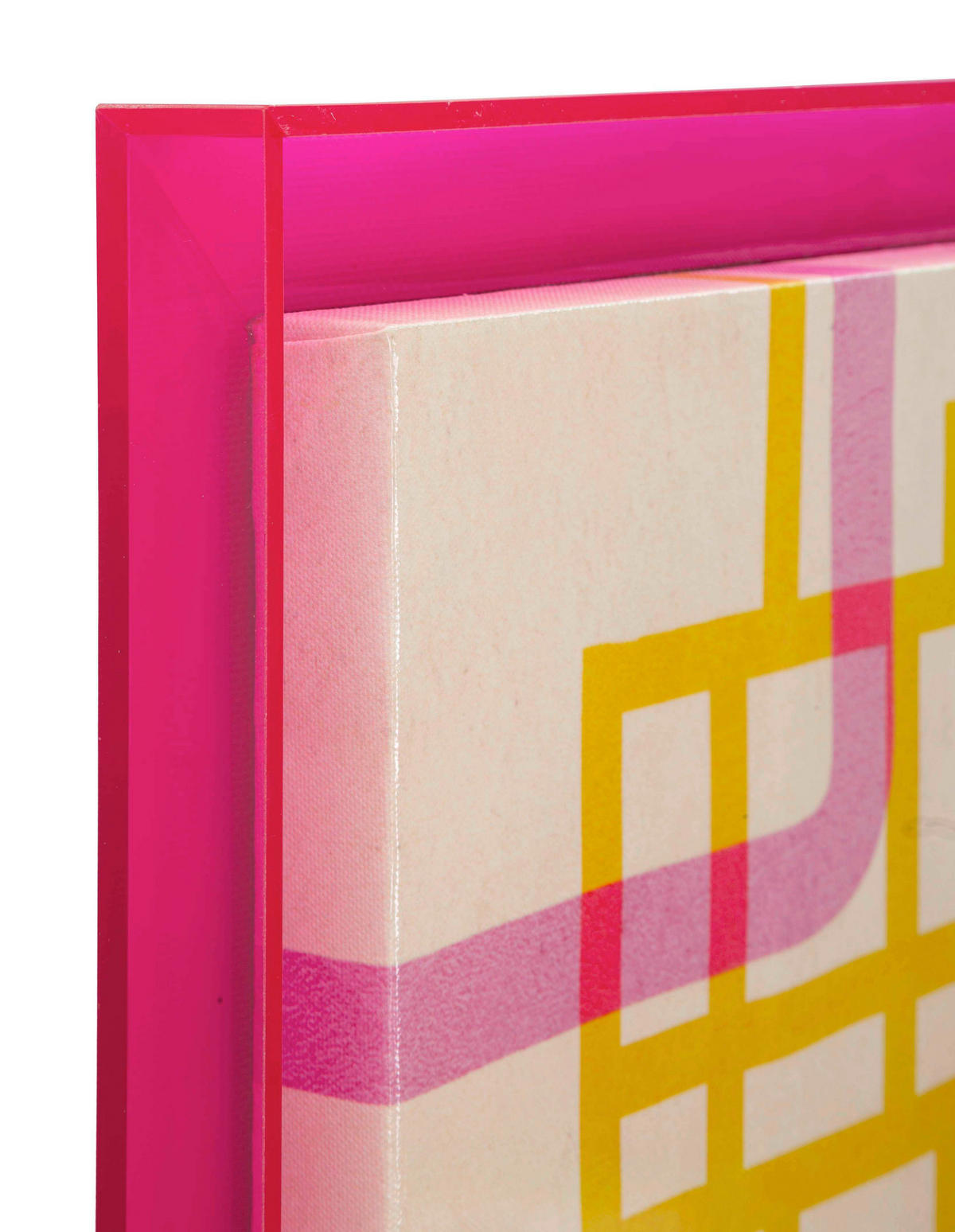 LEINWANDBILD  - Magenta, Basics, Holz/Kunststoff (60/80/3.3cm)