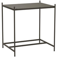 GARTENBEISTELLTISCH 65,5/51/71 cm Metall  - Graubraun, Basics, Metall (65,5/51/71cm) - Joop!