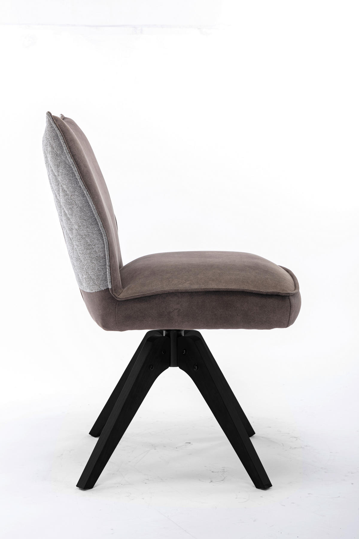 STUHL  in  - Schwarz/Braun, Design, Holz/Textil (52/85/62cm) - Livetastic