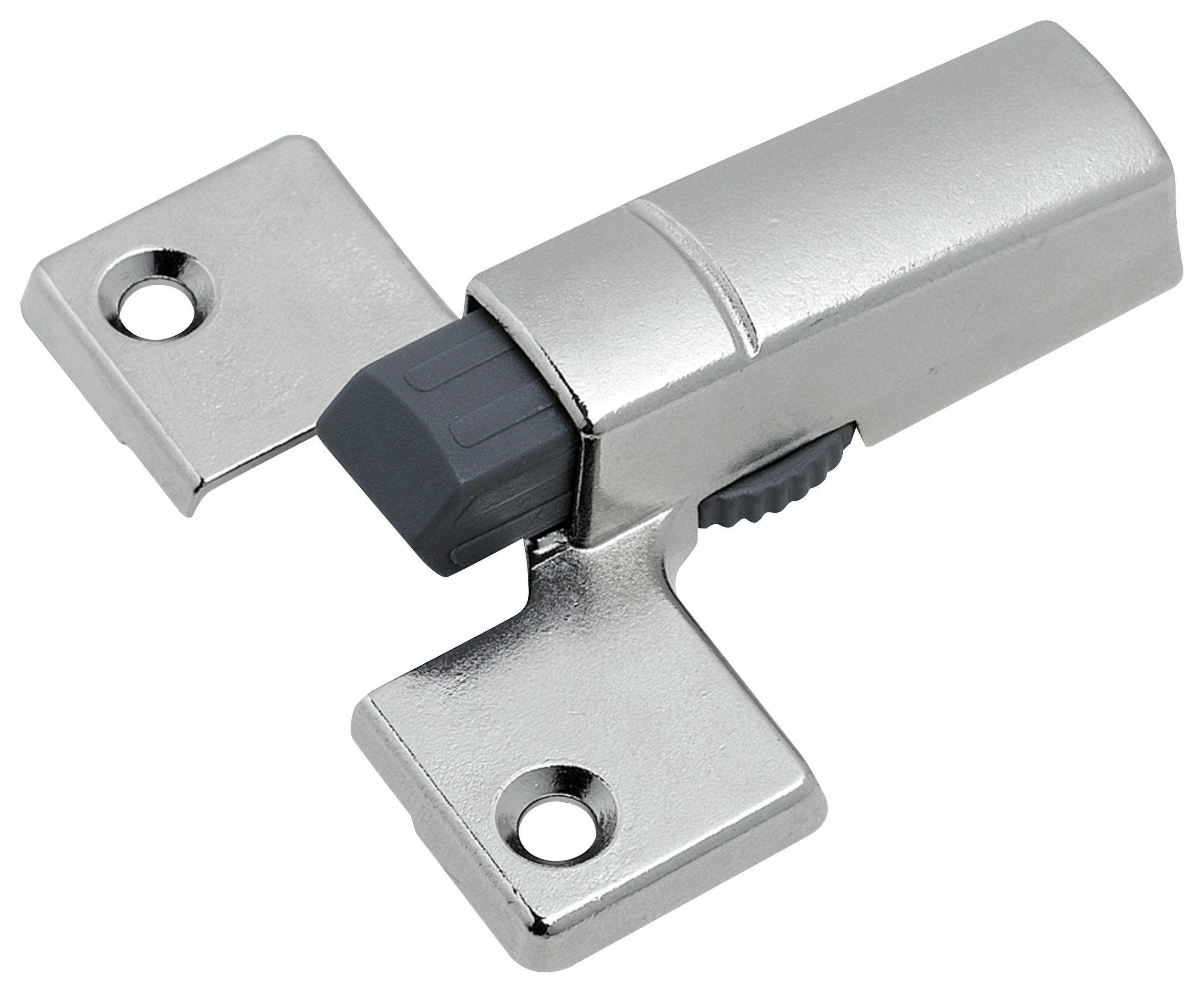 TÜRDÄMPFER  - Silberfarben, Kunststoff/Metall - Jutzler