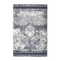 RAVNO TKANA PREPROGA  Dolce Vita 125     160/230 cm    taftano  bela, siva  - siva/bela, Design, tekstil (160/230cm)