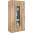 VITRINE in furniert, mehrschichtige Massivholzplatte (Tischlerplatte) Altholz, Eiche Eichefarben - Eichefarben/Silberfarben, Natur, Glas/Holz (96/194/42,3cm) - Voglauer VITRINE in furniert, mehrschichtige Massivholzplatte (Tischlerplatte) Altholz, Eiche Eichefarben - Eichefarben/Silberfarben, Natur, Glas/Holz (96/194/42,3cm) - Voglauer