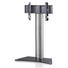 TV-RACK Schwarz, Silberfarben - Silberfarben/Schwarz, KONVENTIONELL, Glas/Metall (111/80/40cm) TV-RACK Schwarz, Silberfarben - Silberfarben/Schwarz, KONVENTIONELL, Glas/Metall (111/80/40cm)