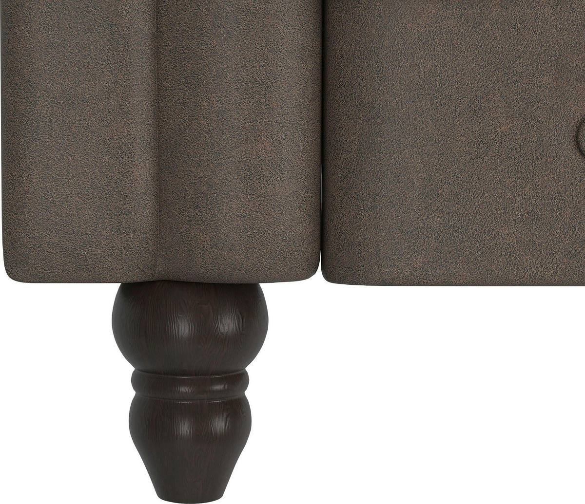 SESSEL in Mikrofaser Dunkelbraun  - Dunkelbraun/Schwarz, Basics, Holz/Textil (111/83/87cm) - Livetastic