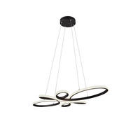 ZÁVESNÉ LED SVIETIDLO,   - čierna/biela, Basics, kov/plast (83/150/45,5cm)