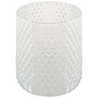 VÁZA 15 cm  - átlátszó, Basics, üveg (15/15cm)