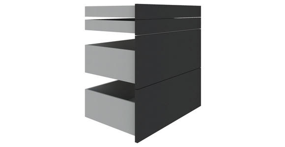 SCHUBLADENSET 90,9/82/46,8 cm Anthrazit - Anthrazit, KONVENTIONELL, Holzwerkstoff (90,9/82/46,8cm) - Hom`in