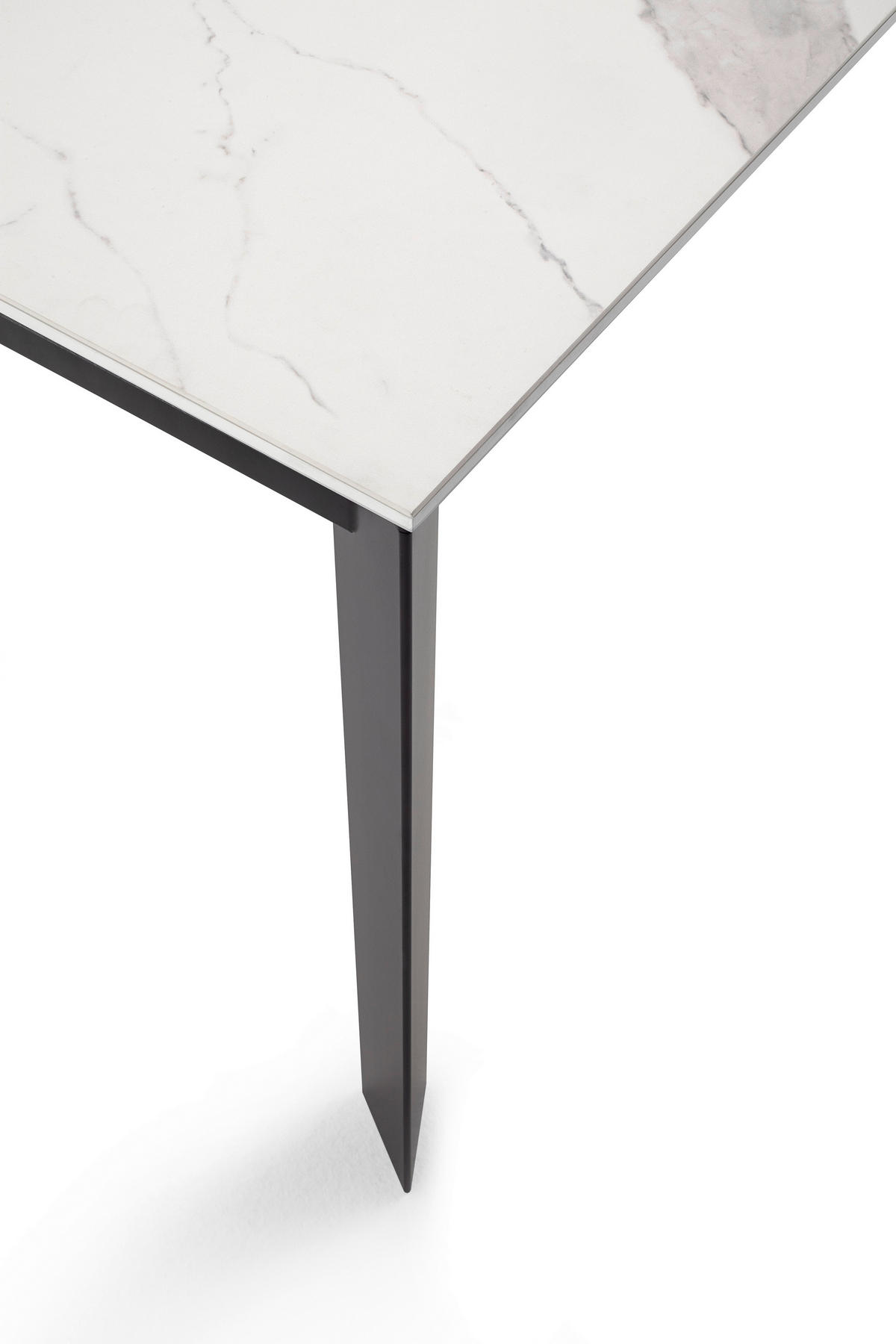 ESSTISCH Schwarz, Eichefarben rechteckig  ausziehbar, in verschiedenen Größen erhältlich, in verschiedenen Holzdekoren erhältlich  - Eichefarben/Schwarz, Design, Holzwerkstoff/Metall (120-180/80/75cm) - home24