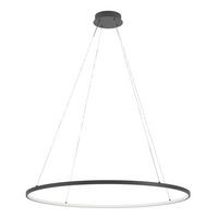 LED LUSTER  99/150 cm      - bela/crna, Dizajnerski, metal/plastika (99/150cm)