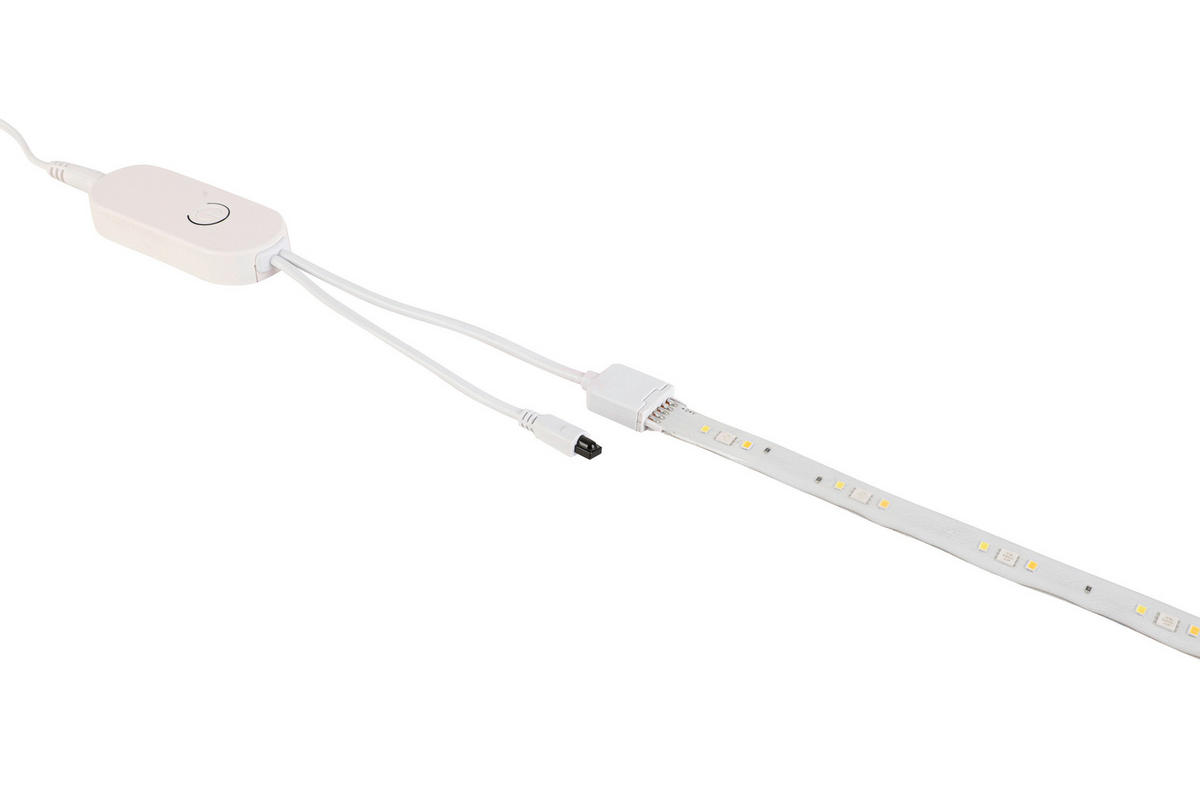 LED-STRIP Rainbow 1000 cm   - Weiß, Basics, Kunststoff (1000cm) - Boxxx