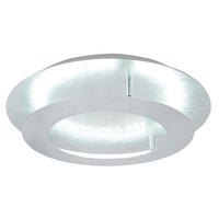LED-DECKENLEUCHTE Merle  40/8 cm  - Silberfarben, Design, Metall (40/8cm)