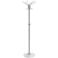 KLEIDERSTÄNDER in Silberfarben 37/172/37 cm   - Silberfarben, Basics, Kunststoff/Stein (37/172/37cm) - Carryhome