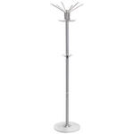 KLEIDERSTÄNDER in Silberfarben 37/172/37 cm   - Silberfarben, Basics, Kunststoff/Stein (37/172/37cm) - Carryhome