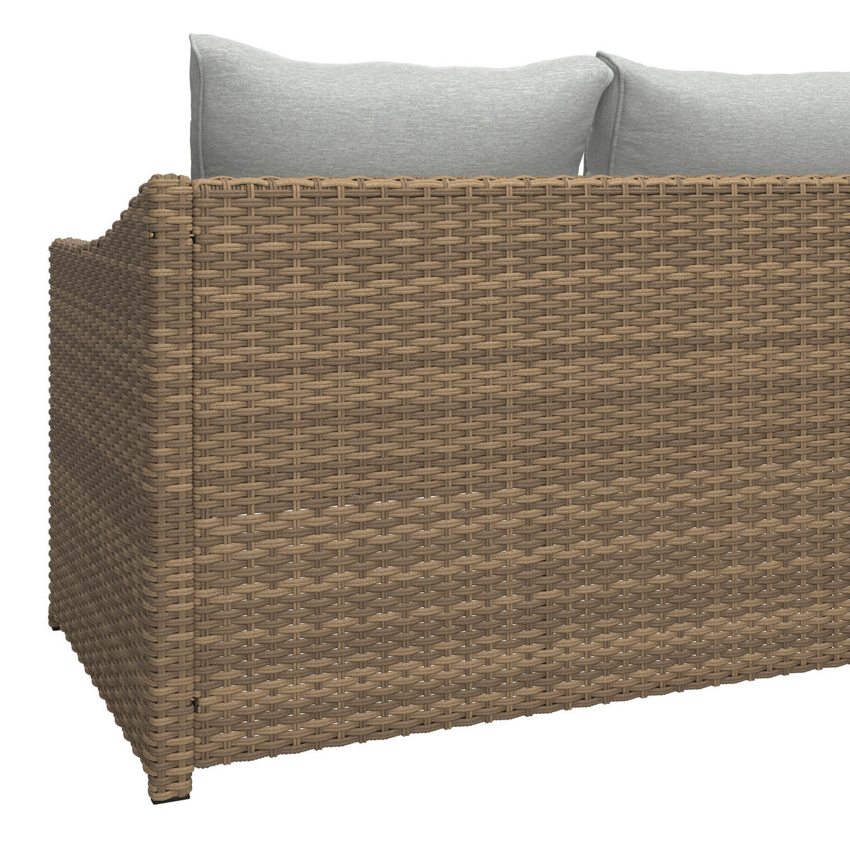 LOUNGEGARNITUR   178/67,5/67,5 cm Stahl  - Gelb/Grau, MODERN, Kunststoff/Textil (178/67,5/67,5cm) - Beldano