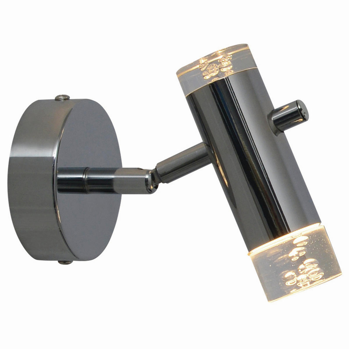 LED-STRAHLER Garda 12/15,50 cm   - Klar/Chromfarben, Basics, Kunststoff/Metall (12/15,50cm) - Näve