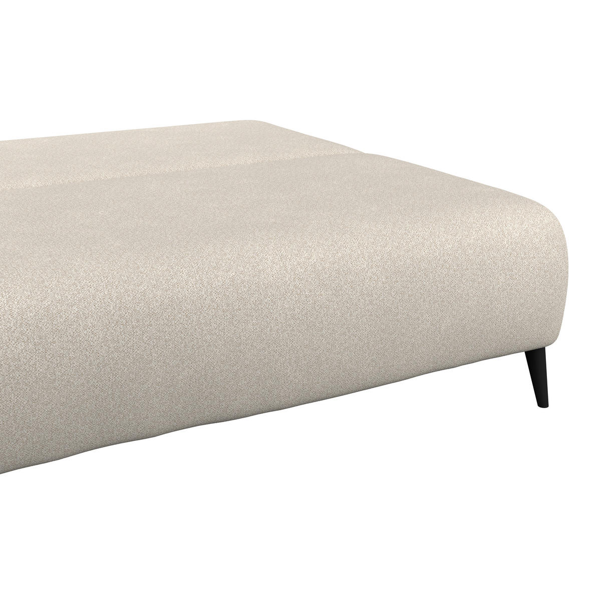 Canapea Extensibilă, lemn, plastic, textil, bej - bej, Trend, plastic/lemn (200/88/100cm) - Carryhome