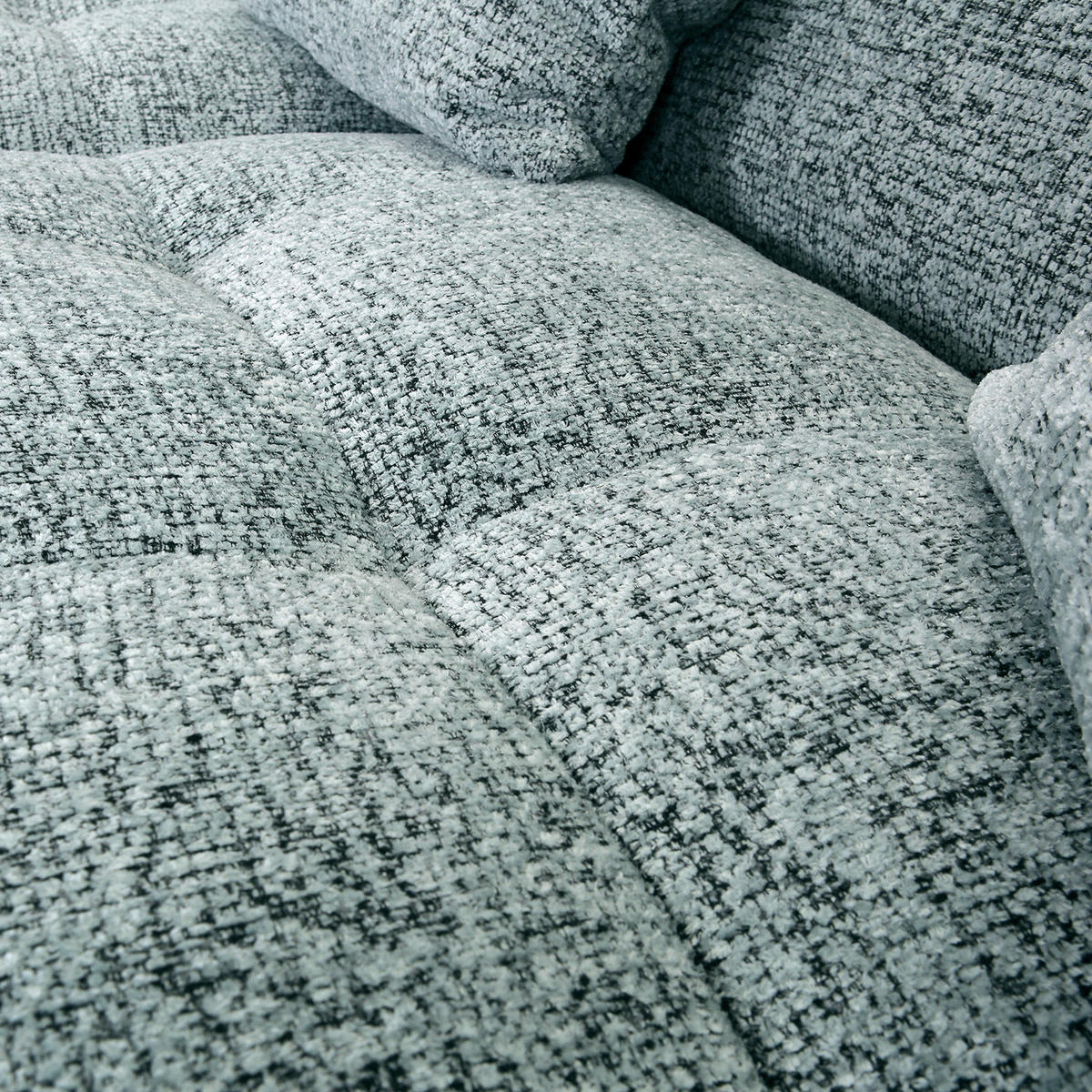 ECKSOFA Mintgrün  - Schwarz/Mintgrün, KONVENTIONELL, Kunststoff/Textil (170/276cm) - Carryhome