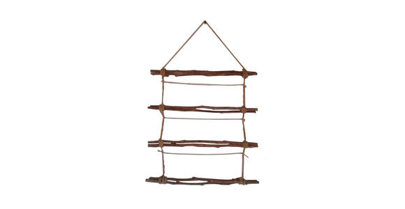 FOTOHALTER 53/53 cm - Ecru, Natur, Holz/Textil (53/53cm) - Ambia Home