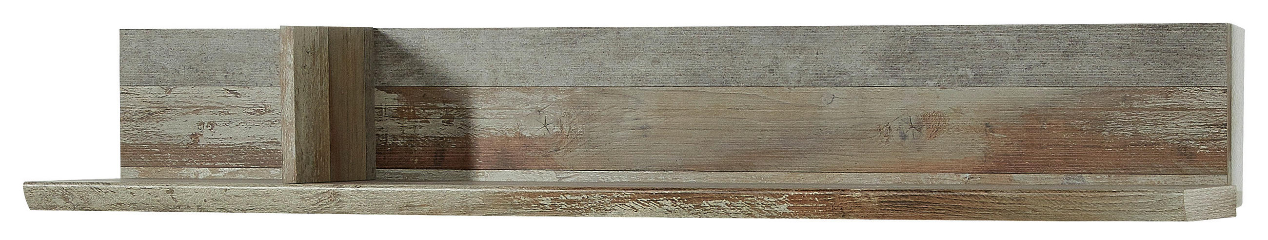 WANDBOARD Grau, Beige  - Beige/Grau, KONVENTIONELL, Holzwerkstoff (130/20/22cm) - Livetastic