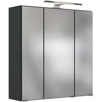 SPIEGELSCHRANK 60/66/20 cm  - Chromfarben/Grau, Design, Glas/Holzwerkstoff (60/66/20cm) - Held