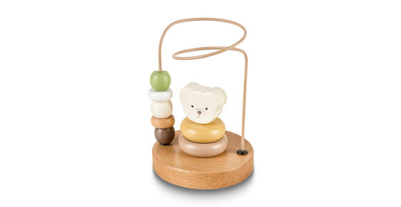 MOTORIKSPIEL  - Creme/Braun, Basics, Holz/Holzwerkstoff (10,7/15,8cm) - My Baby Lou