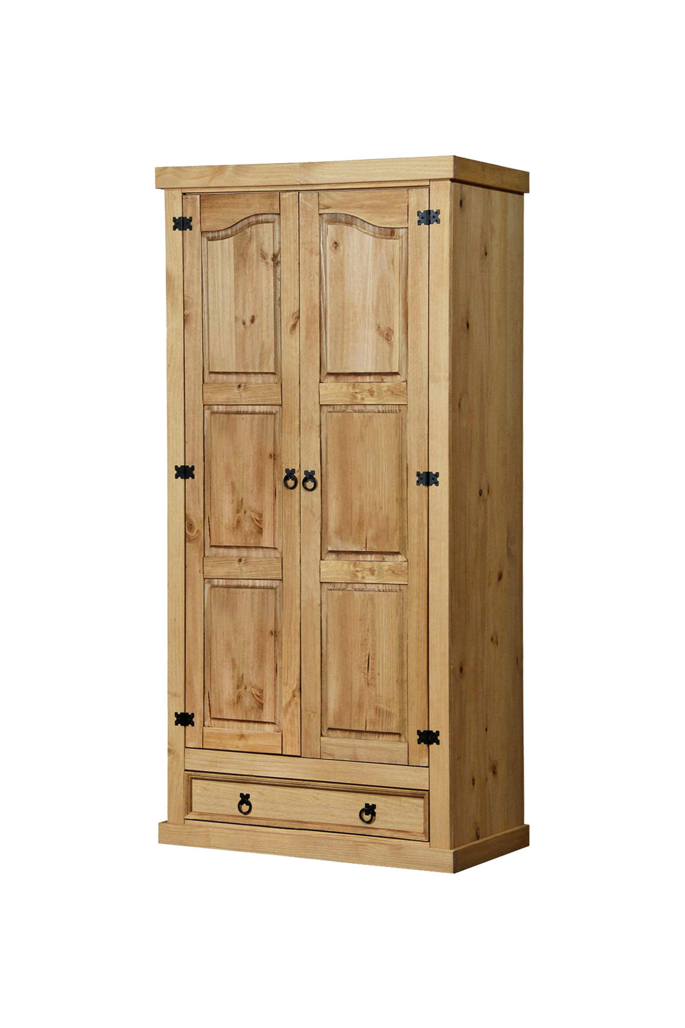 Livetastic Drehtürenschrank Honig 102x205x56 cm