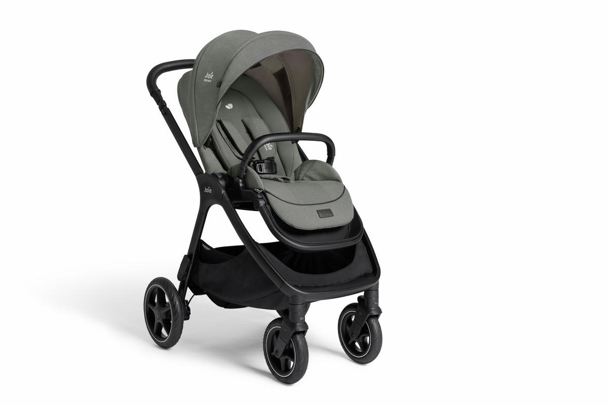 KOMBIKINDERWAGEN  Finiti 2in1  Evergreen  - Salbeigrün/Schwarz, Basics, Textil/Metall (60/109/87cm) - JOIE SIGNATURE