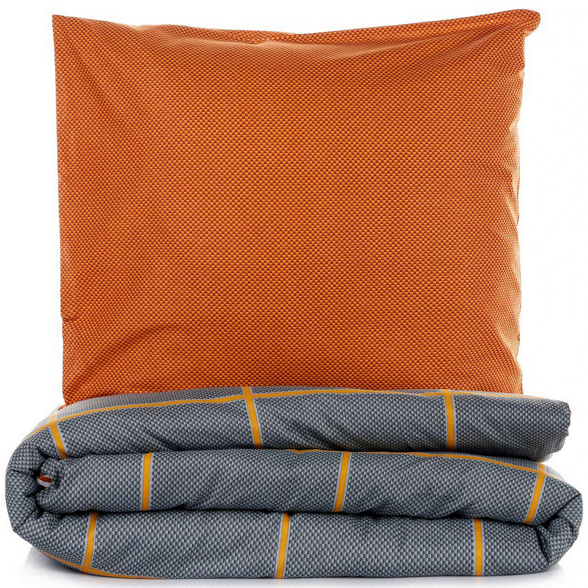 BETTWÄSCHE 155/200 cm  - Multicolor/Dunkelblau, Basics, Textil (155/200cm)