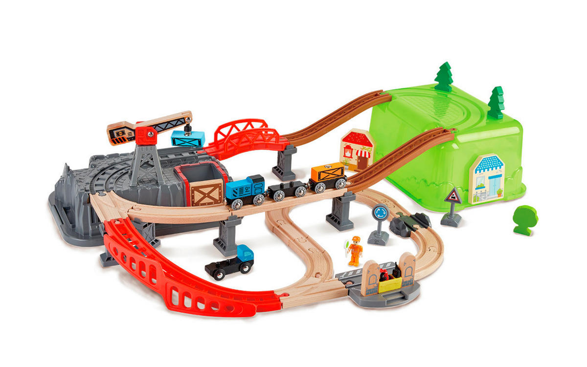 EISENBAHNZUBEHÖR - Multicolor, Basics, Holz/Holzwerkstoff (50,0/14,0/80,0cm) - Hape