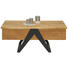COUCHTISCH in Holz, Metall 115/60/45 cm - Schwarz/Akaziefarben, MODERN, Holz/Metall (115/60/45cm) - Landscape COUCHTISCH in Holz, Metall 115/60/45 cm - Schwarz/Akaziefarben, MODERN, Holz/Metall (115/60/45cm) - Landscape