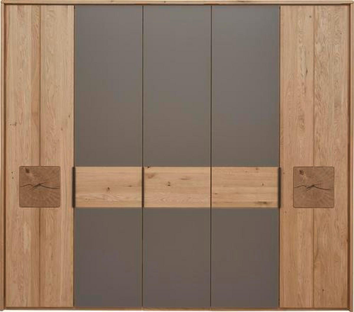 DREHTÜRENSCHRANK in Eichefarben  - Eichefarben/Braun, Natur, Holz/Holzwerkstoff (251,9/223,3/62cm) - Valnatura
