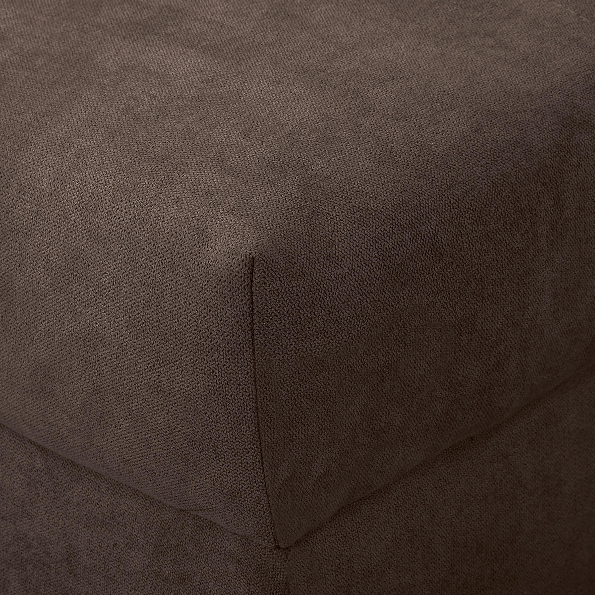 ECKSOFA Ariella Graubraun Mikrofaser  - Graubraun/Naturfarben, Design, Holz/Textil (231/161cm) - Livetastic