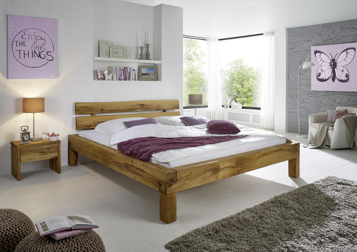 BALKENBETT 180/200 cm  in  - Natur, Holz (180/200cm) - Livetastic