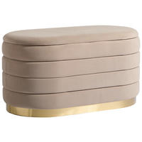 HOCKER in Metall, Textil, Holzwerkstoff  - Design, Holzwerkstoff/Textil (80/42/42cm) - MID.YOU