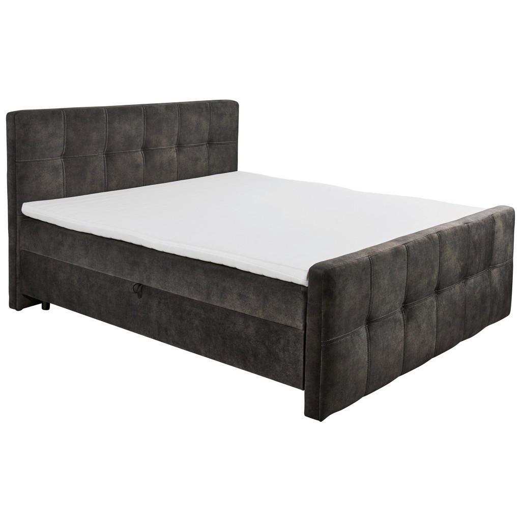 Boxbett Mit Topper & Bettkasten 180x200 Valetta