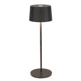AKKU-TISCHLEUCHTE Pleat 11/35 cm  - Schwarz, Design, Kunststoff/Metall (11/35cm) - Dieter Knoll