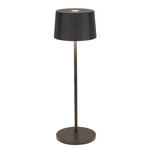 AKKU-TISCHLEUCHTE Pleat 11/35 cm  - Schwarz, Design, Kunststoff/Metall (11/35cm) - Dieter Knoll