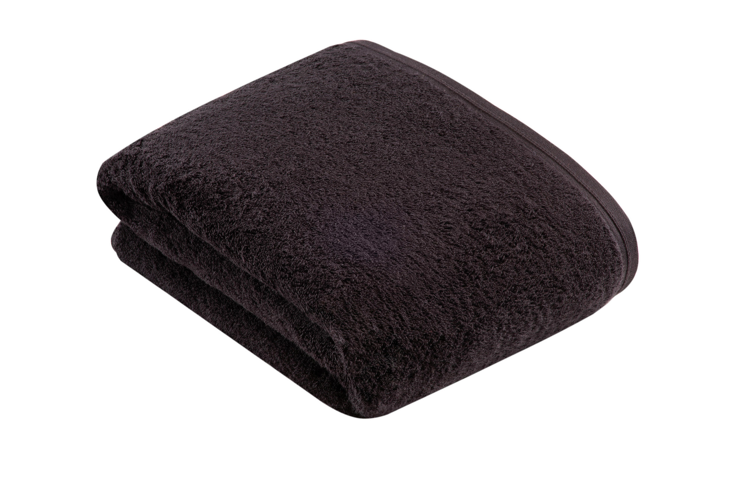 BADETUCH Vegan Life Anthrazit 100/150 cm  - Anthrazit, Basics, Textil (100/150cm) - Vossen