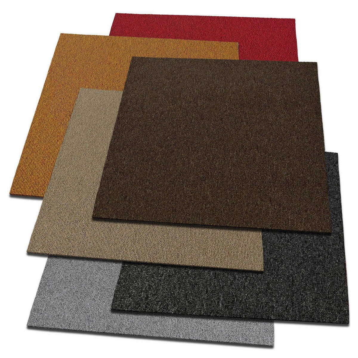TEPPICHFLIESE - Braun, Basics, Kunststoff/Textil (50/50cm) - Esposa