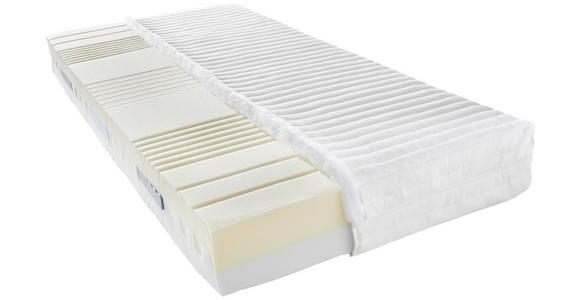 KALTSCHAUMMATRATZE 80/200 cm  - Weiß, Basics, Textil (80/200cm) - Sleeptex