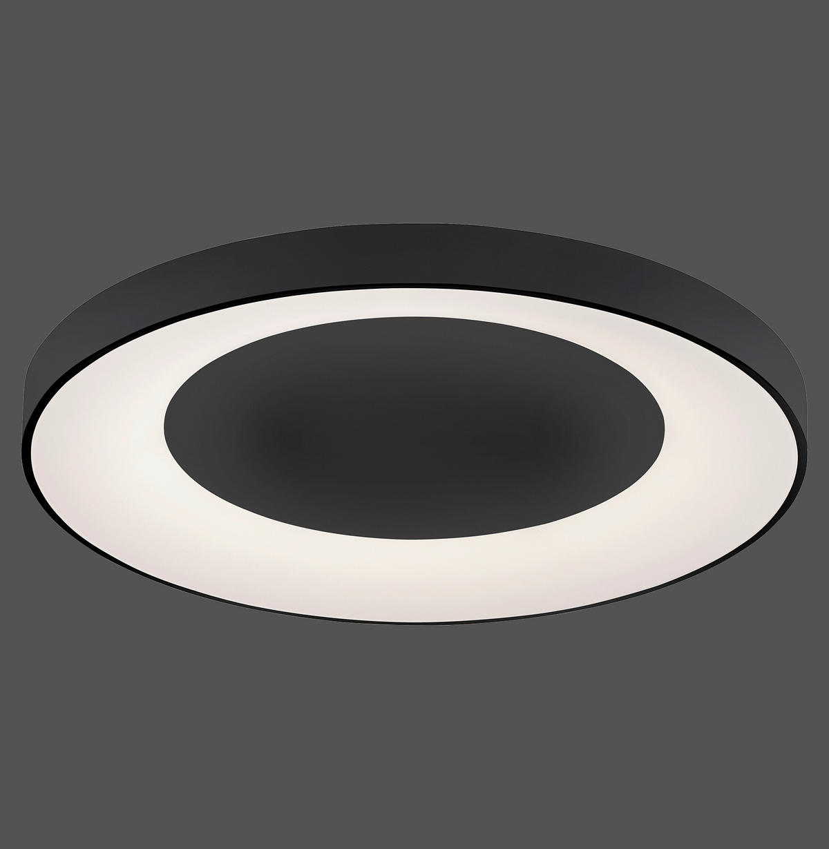 LED-Deckenleuchte Anika 70/70/7,7 cm   - Anthrazit, Basics, Kunststoff/Metall (70/70/7,7cm)
