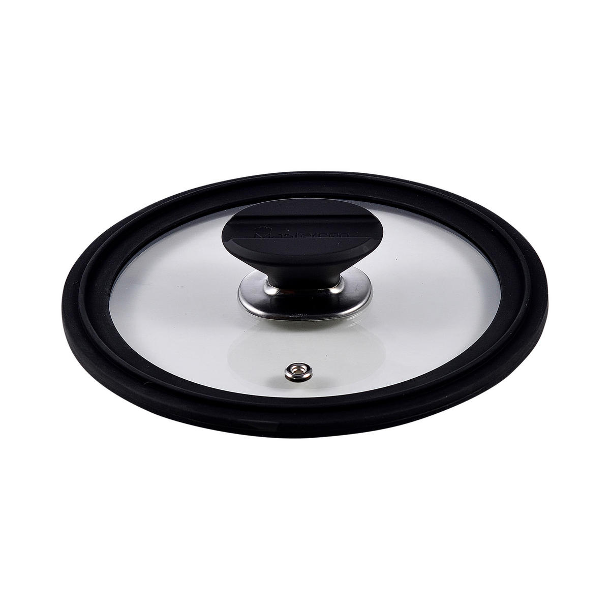 KOCHTOPFSET 10-teilig  - Schwarz, Basics, Glas/Metall (30.3/32/32.6cm) - Masterpro