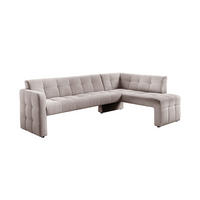 ECKBANK 245/157 cm  in Cappuccino  - Schwarz/Cappuccino, MODERN, Holz/Holzwerkstoff (245/157cm) - Livetastic