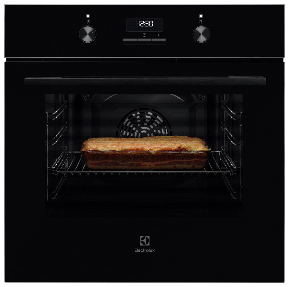 BACKOFENSET ELXB3K  - Schwarz, Basics, Glas/Metall (60/59,8/56cm) - Electrolux