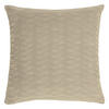 KISSENHÜLLE WAVE 50/50 cm  - Taupe, Basics, Textil (50/50cm) - Novel