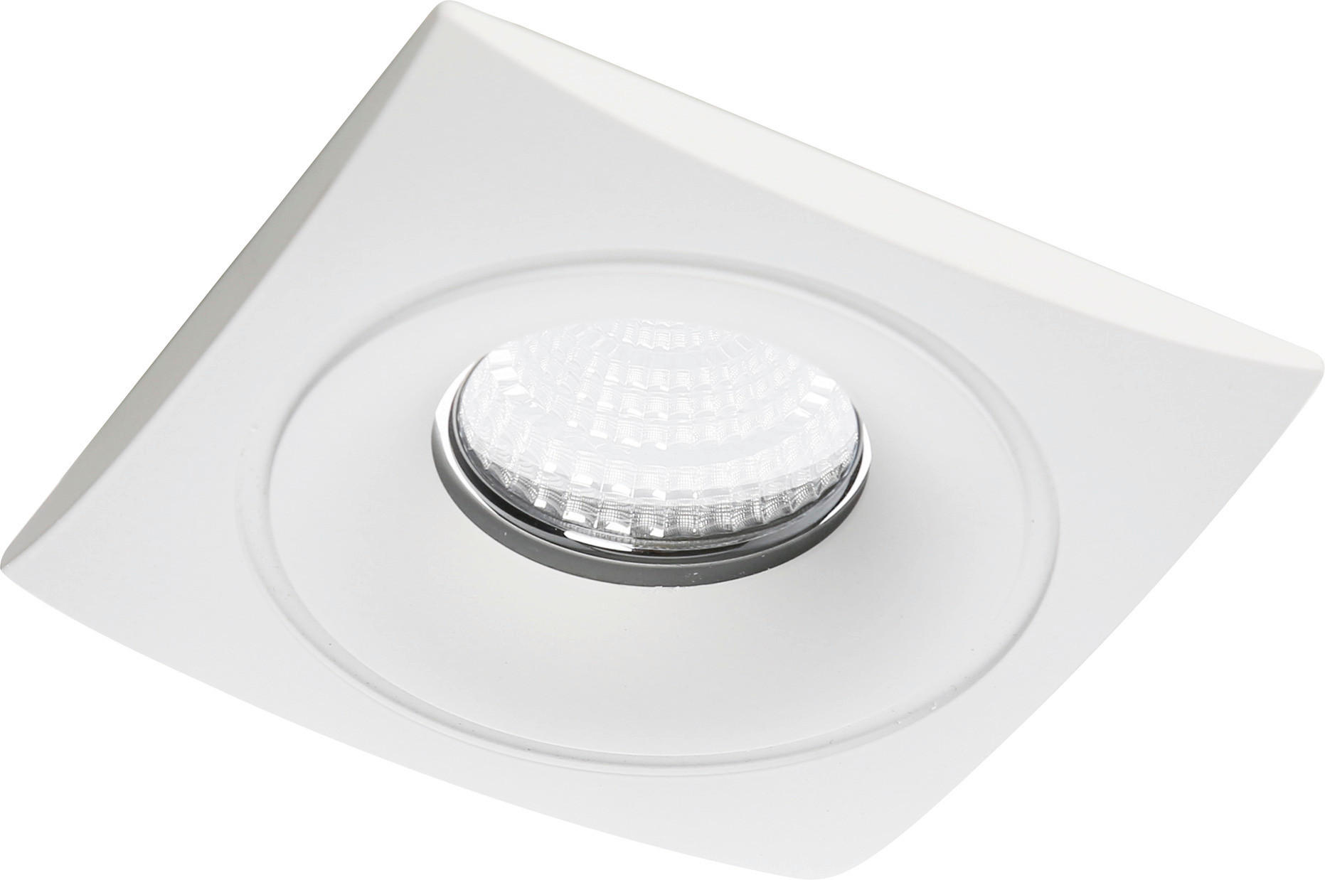 SPOTLÁMPA - fehér, Basics, fém (8.8/8.8/0.8cm)